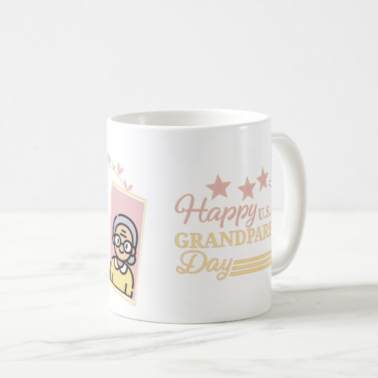 Oma's Day Badge Design Koffiemok (Voorkant rechts)