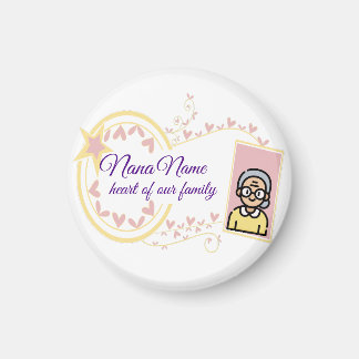 Oma's Day  Badge Design Magneet