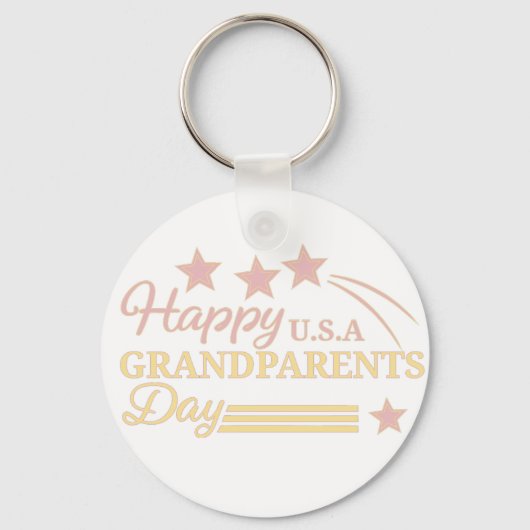 Oma's Day Badge Design Sleutelhanger (Achterkant)