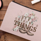 Oma's Dingen Western Cowboylaarzen Met Bloemen Etui