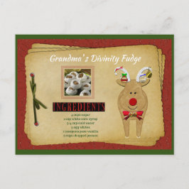 Oma's Divinity Fudge RECIPE KAART