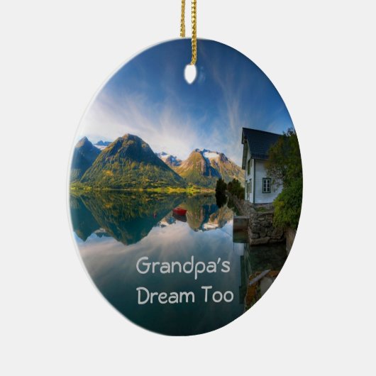 Oma's droom ook keramisch ornament (Rechts)