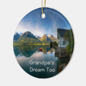 Oma's droom ook keramisch ornament (Links)