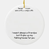 Oma's droom ook keramisch ornament (Achterkant)