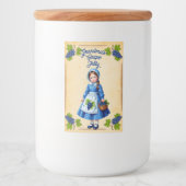 Oma's Druivenjam Vintage Voedselcontainer Etiket (Voorkant)