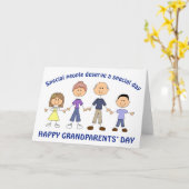 Oma's en opa's dag kaart (Gele Bloem)