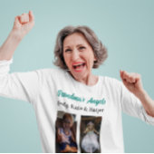 Oma's engelen | Persoonlijke foto en namen T-shirt