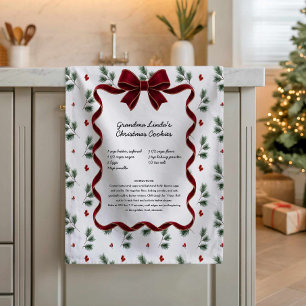 Oma's familierecept Kerst keukendoek Theedoek