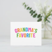 oma's favoriet briefkaart (Staand voorkant)