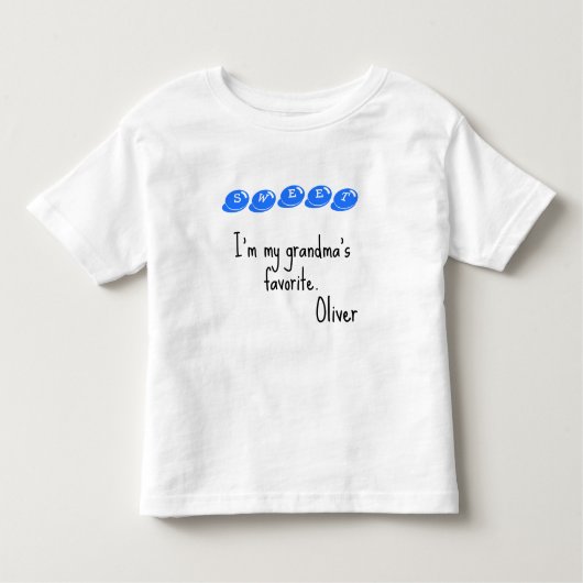 Oma's favoriet, peuters 2T - 5/6T T-shirt (Voorkant)
