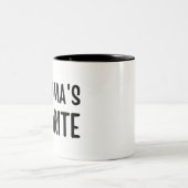 Oma's favoriet tweekleurige koffiemok (Center)