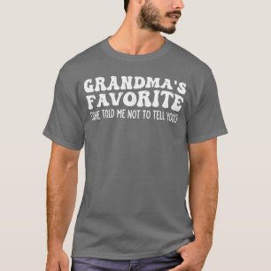 Oma's favoriete kleinkind kleinkind kleindochter t-shirt