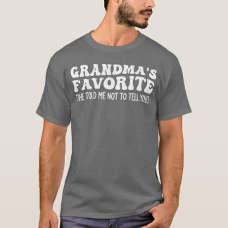 Oma's favoriete kleinkind kleinkind kleindochter t-shirt