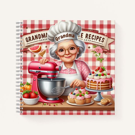 Oma's favoriete recepten notitieboek (Voorkant)