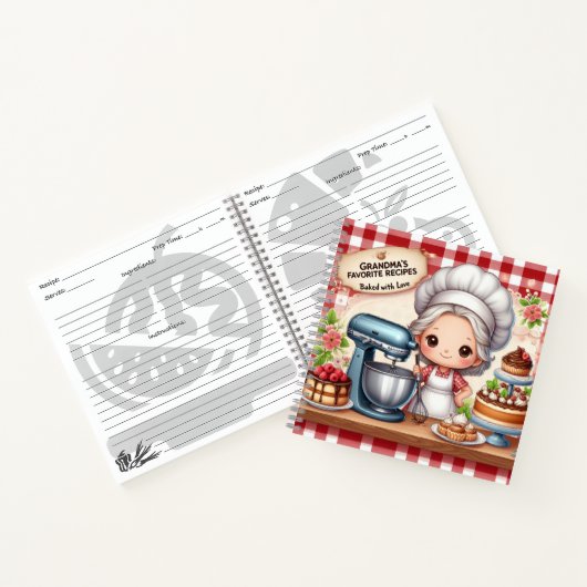 Oma's favoriete recepten Notitieboek (Binnen)