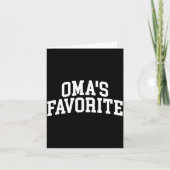 Oma's Favorite Grandkids  Kaart (Voorkant)