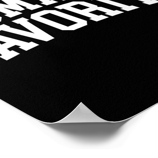 Oma's Favorite Grandkids  Poster (Hoek)