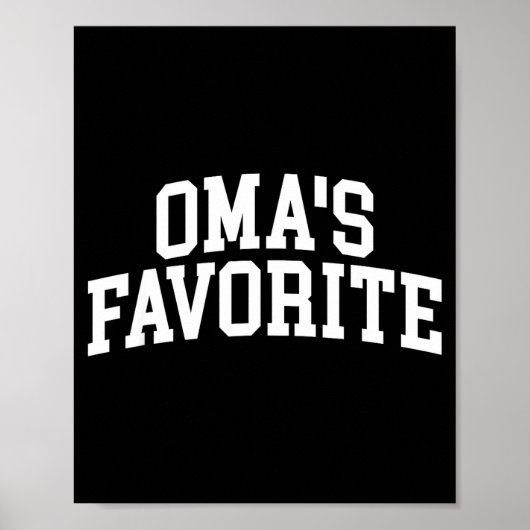 Oma's Favorite Grandkids  Poster (Voorkant)