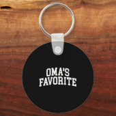 Oma's Favorite Grandkids  Sleutelhanger (Voorkant)