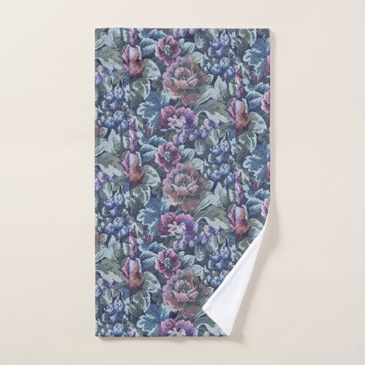Oma's Floral Couch Pattern Afbeelding Bad Handdoek (Handdoek)
