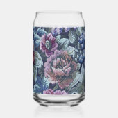 Oma's Floral Couch Pattern Afbeelding Blikvorm Glas (Achterkant)