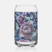 Oma's Floral Couch Pattern Afbeelding Blikvorm Glas (Voorkant)