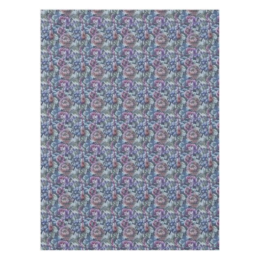 Oma's Floral Couch Pattern Afbeelding Tafelkleed (Voorkant)