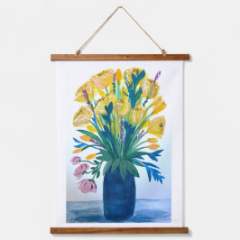 Oma's Flowers muur hangen Hangend Wandkleed