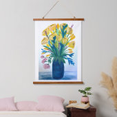 Oma's Flowers muur hangen Hangend Wandkleed (Slaapkamer)