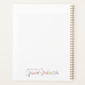 Oma's Flowers planner (Achterkant)