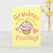 Oma's Frosting Kaart (Gele Bloem)