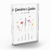 Oma's Garden bloementuin 5 kleinkinderen Fotoblokken (Links)