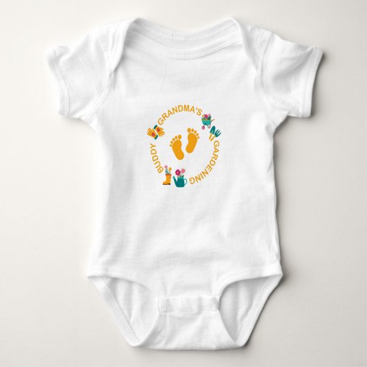 Oma's Gardening Buddy Future Gardening Buddy Romper (Voorkant)