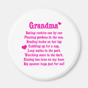 Oma's gedicht magneet