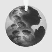 Oma's generatiegebed rond Ornament (achterkant)