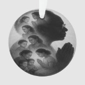 Oma's generatiegebed rond Ornament (voorkant)