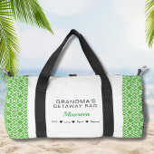 Oma's Getaway Bag" Duffel Bag Plunjezak