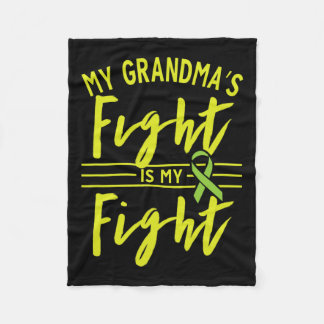Oma's gevecht is mijn gevecht voor nierziekte fleece deken