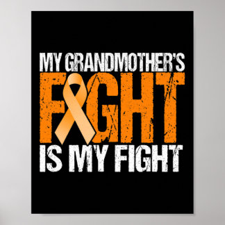 Oma's gevecht is mijn strijd tegen leukemie bewust poster