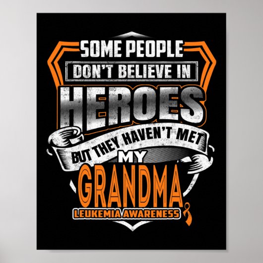 Oma's gevecht is mijn strijd tegen leukemie bewust poster (Voorkant)