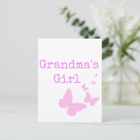 Oma's Girl Briefkaart (Staand voorkant)