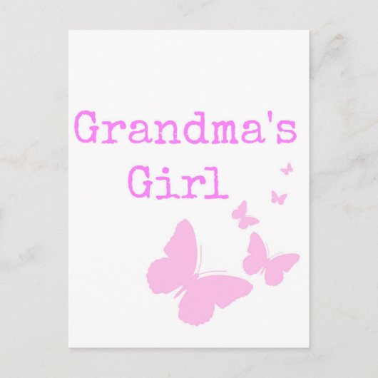 Oma's Girl Briefkaart (Voorkant)