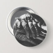 Oma's Hands Ronde Button 7,6 Cm (Voorkant /achterkant)