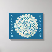 OMA'S HANDWERK CANVAS AFDRUK (Voorkant)