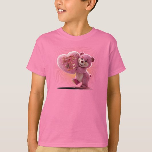 Oma's hartelijke liefde t-shirt (Voorkant)