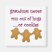 Oma's hebben altijd knuffels magneet (Voorkant)