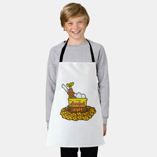 Oma's Helper Schort (Gedragen)