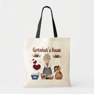 Oma's House Canvas tas