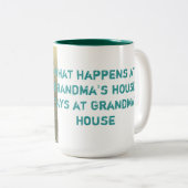 Oma's House Moederdag Coffee Tea Mok (Voorkant rechts)