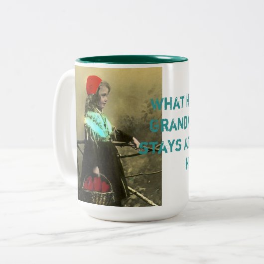 Oma's House Moederdag Coffee Tea Mok (Voorkant links)